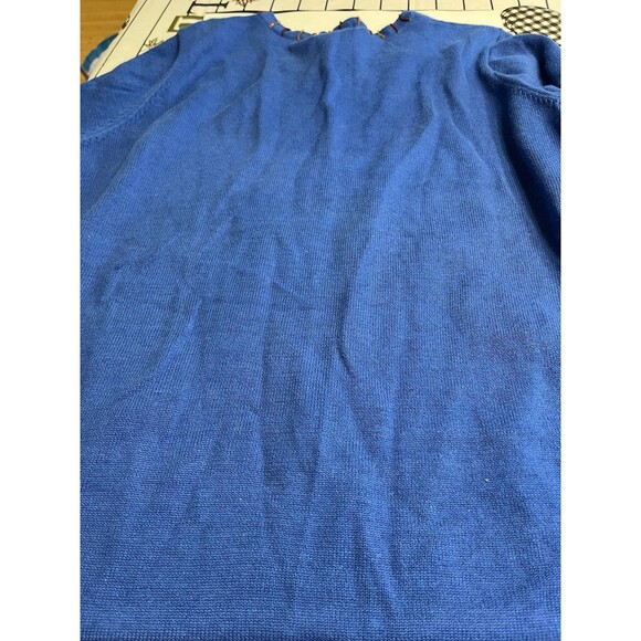 Quacker Factory Cats Playing On Christmas Tree Branch Embroidered Sweater Sz 2X - Picture 16 of 16